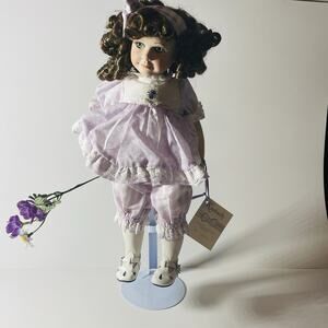 Kimberly Porcelain Doll by Jane Zijdunas Hamilton Collection w/ COA Box #2796